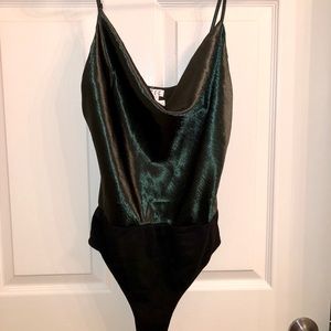 Hunter Green Bodysuit